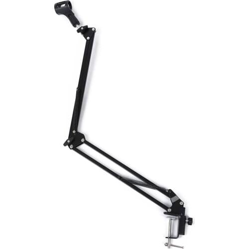 Broadcast Studio miniphone Mic Suspension Boom Scissor Arm Stand Recording Professional Desktop Mic Bracket Ajustable Metal Hold