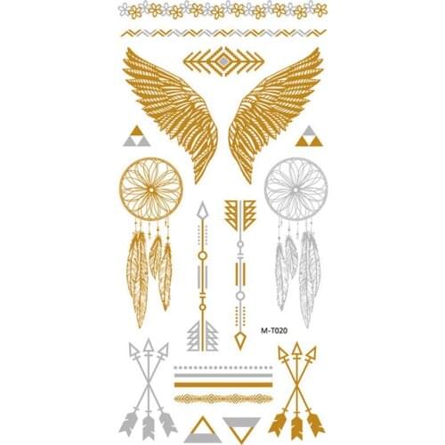 Removable Tattoo Sticker Feather Pattern Tattoos Fashion Accessories for Art Body Waterproof Temporary Tattoo Stickers