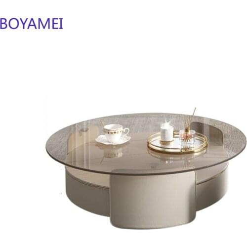 Light luxury marble rock plate painted TV cabinet coffee table combination simple small apartment floor cabinet