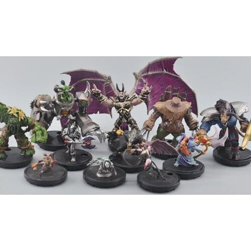 TRPG miniatures board game Elf dwarf warrior Priest Goblin Warlock Rogue troll assassin orc tauren succubus Element figure model