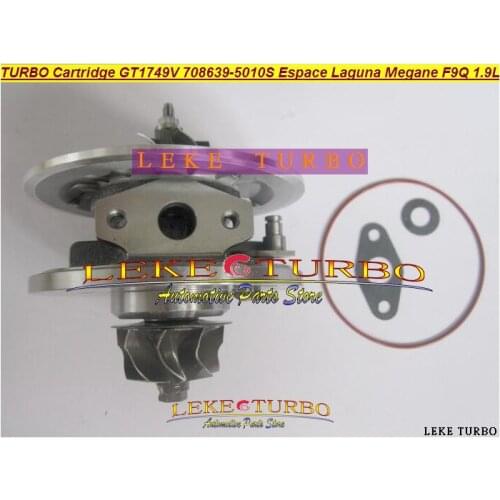 TURBO Cartridge CHRA Core GT1749V 708639-5010S 708639 Turbocharger For Renault Espace Laguna Megane For VOLVO S40 V40 F9Q 1.9L