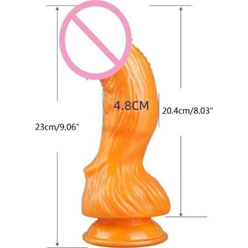 50LF Waterproof Realistic Big Dildo with Suction Cup Plug Butt Adult Love Sex Toys for Lesbian Female Male