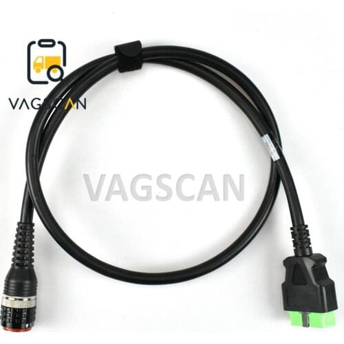 Green 88890300 Vocom OBDII Cable Work For 88890300 Vocom Interface New truck Euro6