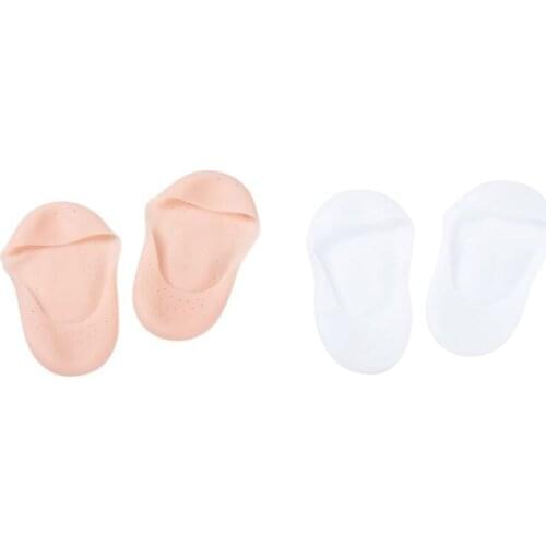 1 pair Silicone Boat Socks Men Women Foot Anti-cracking Moisturizing Protective Sock High Quality and Brand New