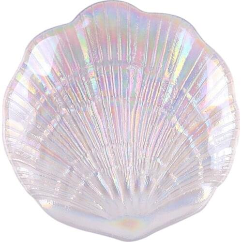 1Pcs Glass Shell Palette Nail Palette Crystal Palette Nail Tools Nail Art Decoration