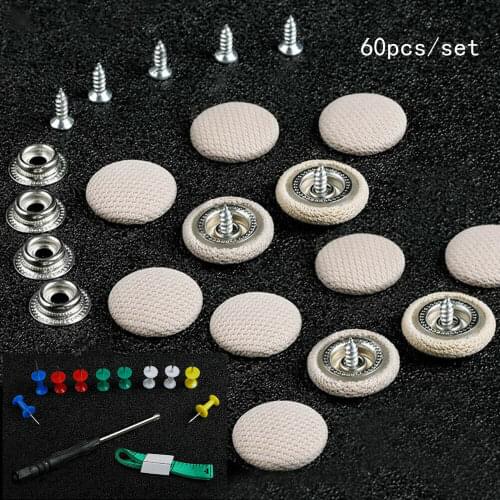 60* Car Roof Buckle 60pcs Fix Sagging Headliner Roof Lining Repair Kit