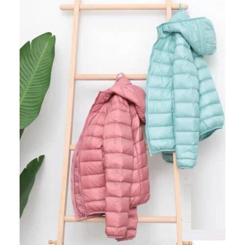 White Duck Down Jacket Plus Size S-7XL Warm Coat Parkas Winter Women Ultralight Hooded Parka Down Jacket Coat Female CZ026