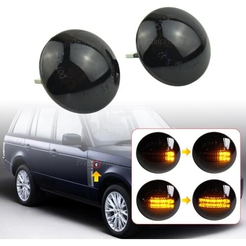 Side Marker LED Turn Signal Light For Land Range Rover L322 2002-2012 Flashing Dynamic Sequential Indicator Blinker Lamp