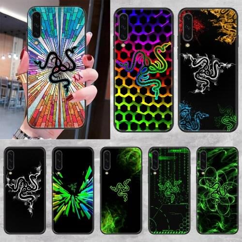 Game equipment Razers Phone case For Samsung Galaxy A 3 5 7 8 10 20 21 30 40 50 51 70 71 E S 2016 2018 4G black 3D back soft