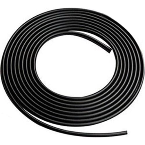 16FT/5M Black Moulding Trim Rubber Strip Car Door Scratch Protector Edge Guard
