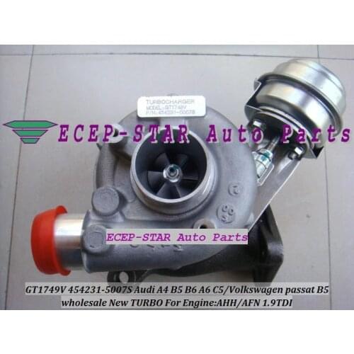 GT1749V 454231-5007S 454231 028145702H AR0110 Turbo For AUDI A4 B5 B6 A6 C5 For Volkswagen VW Passat B5 97- AHH AFN 1.9L 1.9TDI
