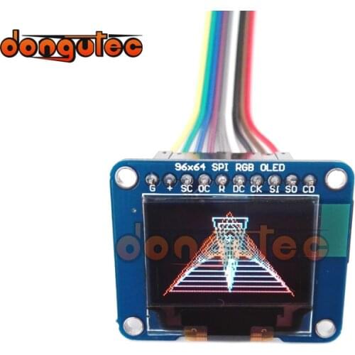0.95 inch 96X64 RGB SSD1331 Drive IC OLED Breakout Board - 16-bit (Full) Color For arduino