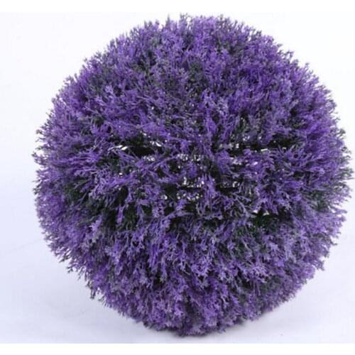 Diameter 28cm Artificial Plastic Purple Lavender Ball For Wedding Home Office Hotel Decoration