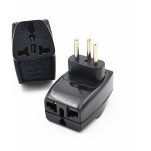Universal black 10A 250V AU EU UK US to Swiss travel converter power plug CE certified Multi-function expansion connector
