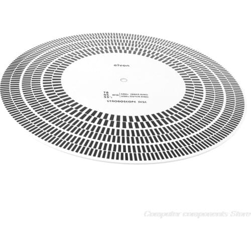LP Vinyl Record Turntable Phono Tachometer Calibration Strobe Disc Stroboscope Mat 33 45 78 RPM F19 21 Dropshipping