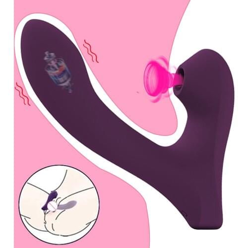 Sucking Vibrator for Women 10 Speeds Dildo Vibrator Nipple Clit Sucker Vagina Massage Clitoris Stimulator Female Adults Sex Toys