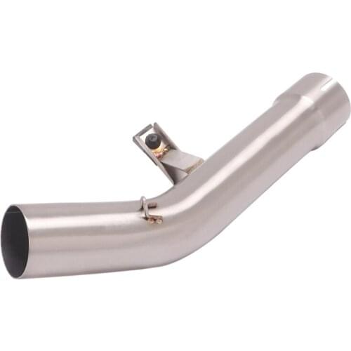 For Suzuki GSF650 GSX650F 2007-2016 Exhaust Pipe Motorcycle Mid Link Pipe Slip On 51mm Muffler Escape Steel Reserve Catalyst