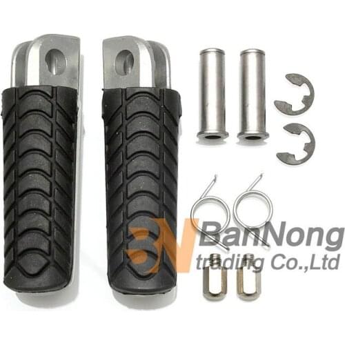 High quality motorcycle Front Foot rests Foot pegs For Kawasaki NINJA250R 300 ER6F ER6N ZRX400 ZRX1100 ZRX1200 Z750 Z1000