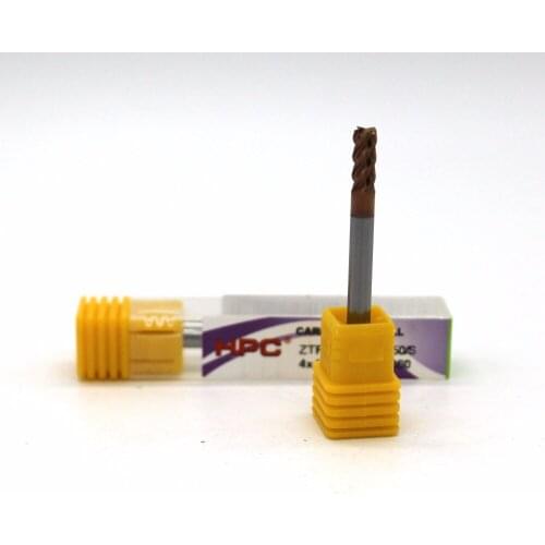 4*4*50/3*4*50/2*4*50 of 4 flutes HRC 60 mill cutter solid carbide end mill CNC machine milling tools