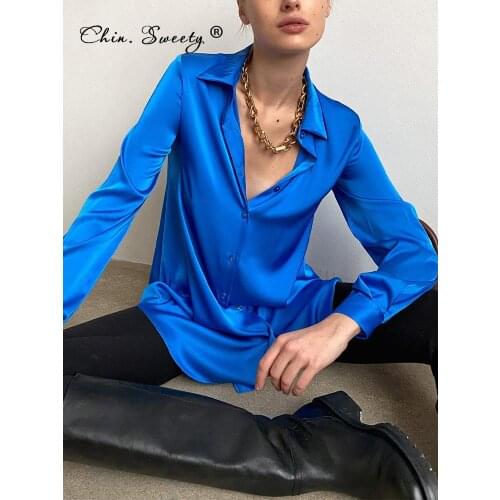 Chin.Sweety Light Blue Blouses