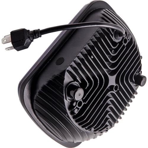 For Jeep Wrangler YJ 1986-95 7X6" 5X7" LED Headlight For Cherokee XJ 1984-2001