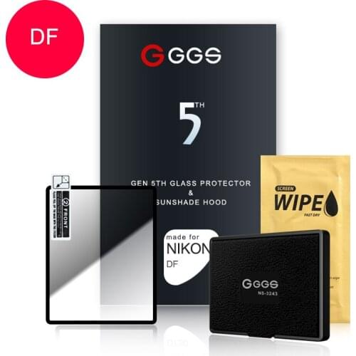 GGS Fifth Generation for NIKON DF LARMOR screen film protection screen Metal frame embedded optical glass