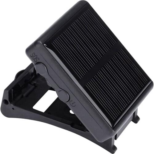 RF-V26 Solar GPS Tracker Pet GPS Locator Waterproof LED Light Anti-Remove Alert Free APP Dog Cat Mini Tracker