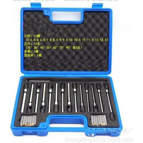 Carbide valve seat unilateral reamer adjustable valve boring cutter valve reamer