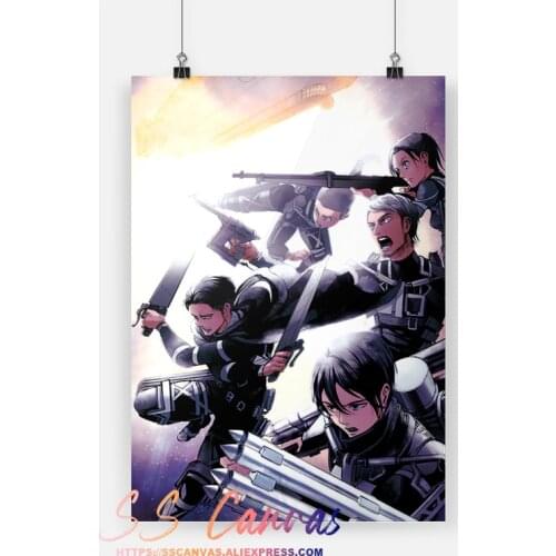 Attack on Titan Final Season Canvas Home Decor Poster Pictures Wall Art Bedroom Decoration Study Living Room Prints Painting