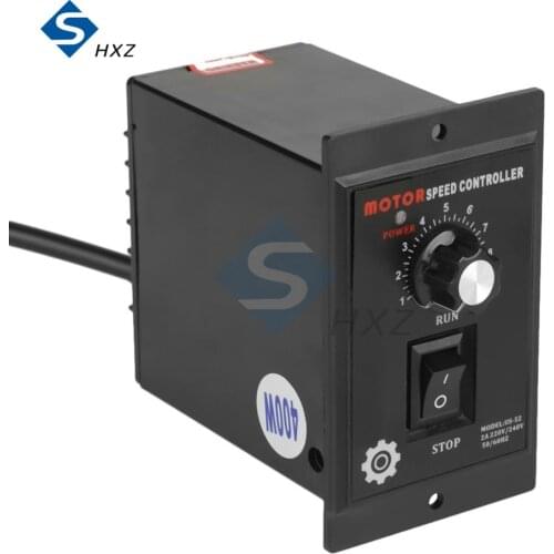 Motor Speed Controller 400W AC 220V Motor Speed Pinpoint Regulator Controller Forward & Backward Motor Governor 3.96 Interface