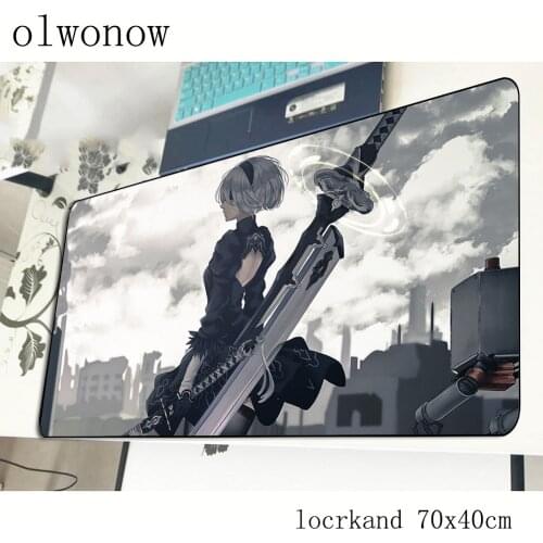 Nier automata mousepad 700x400x3mm thick gaming mouse pad gamer mat New arrival game computer desk padmouse keyboard play mats