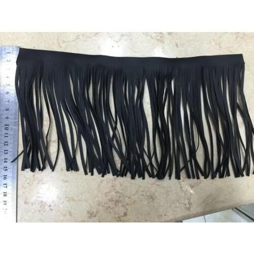 The new leather fringed leather must be lace accessories Garment accessories dress dress 15 cm wide