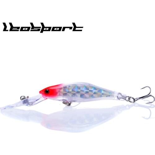 Laser Fishing Lures Wobblers Minnow Hard-Baits Carp Slow-Sinking Artificial Iscas