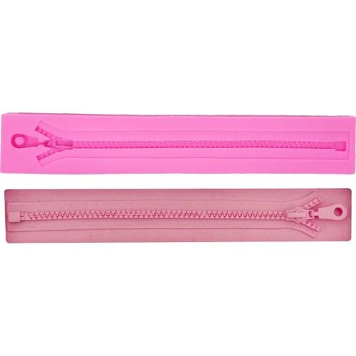 M0259 Zipper Shape Silicone Mold, lace pattern/border For Fondant Cake Mold, Bakware Tools,cake decorating tools