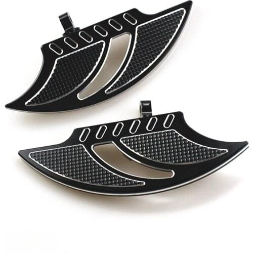 Motorcycle Blade Rider rear passenger Footboards Floorboards Road King Street Glide For Harley Dyna Night Train Road Glide FLTR