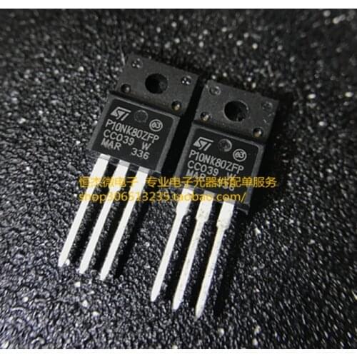 Xinyuan 10N80 P10NK80ZFP STP10NK80ZFP TO-220 10A / 800V LCD MOS field-effect transistor new original