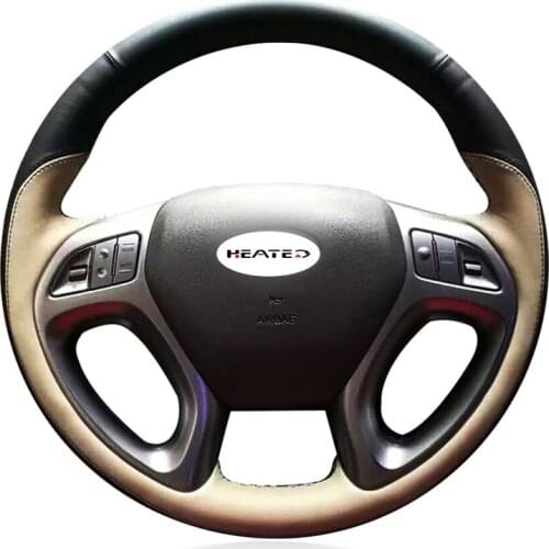 Braiding Cover for Steering Wheel for Hyundai ix35 2011-2015 Tucson 2 2010 2011 2012 2013 2014 2015 Steering Wheel Cover