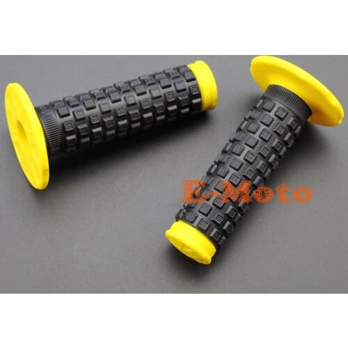 Pro Taper Pillow Top and Pillow Top Lite Hand Grips Motorcycle MX Dirtbike Supercross Grip Yellow/Black New E-Moto