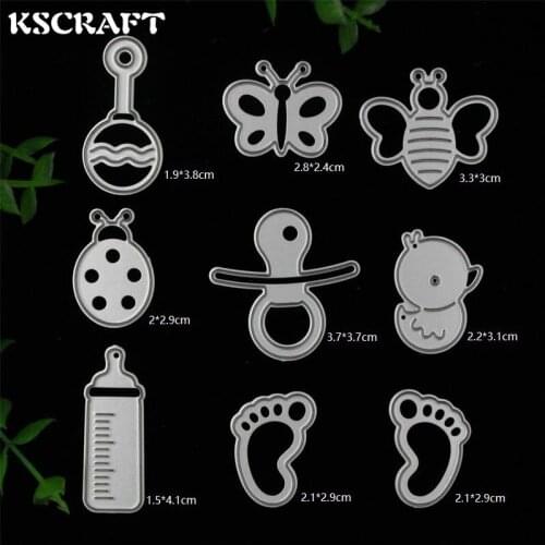 KSCRAFT Lovely Animals Metal Cutting Dies Stencils for DIY Scrapbooking Stamp/photo album Decorative Embossing DIY Paper Cards