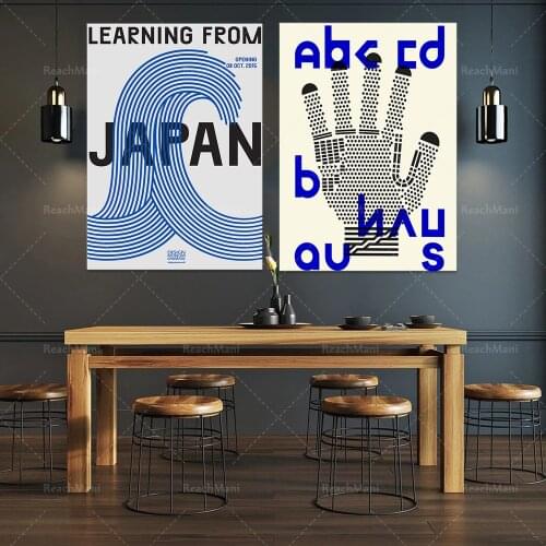 Bauhaus Exhibition Poster,Bauhaus Art Print,Museum Poster,Gallery Exhibition Poster,Retro Home decor,Vintage print,Minimalist Wa