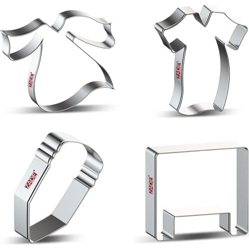 ZADE Graduation Gown Cookie Cutter for Biscuit Fondant Blackboard Graduation Cookie Cutter - Stainless Steel