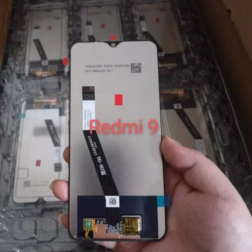 100%Tested Redmi 9 LCD For Xiaomi Redmi 9 LCD Display M2004J19AG 6.53" Touch Screen Digitizer Assembly Replacement Accessory