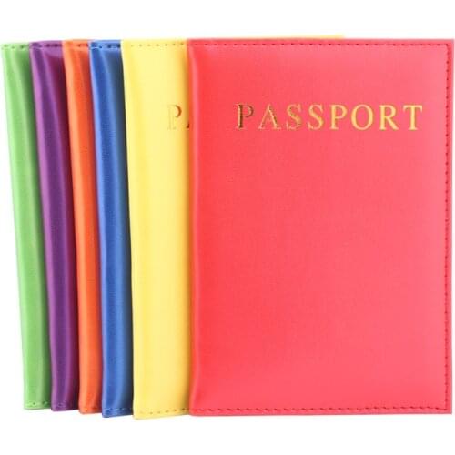 Zounake Simple Solid Colorful PU Leather passport Cover Case Fashion 2019 Freeshipping Passport Wallet Travel Accessories ZSPC15