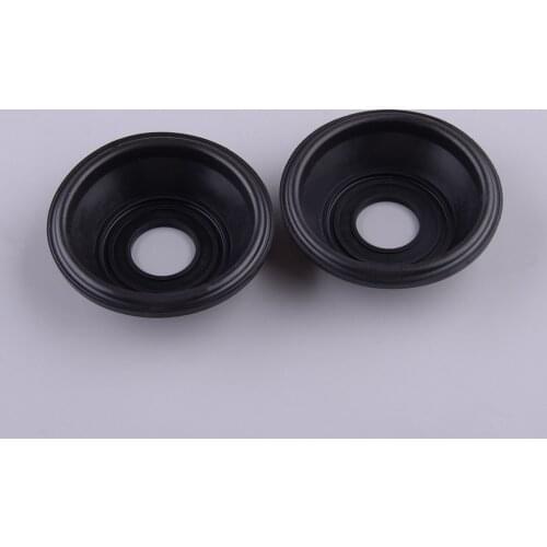 2Pcs Carburetor Plunger Diaphragm Membrane Rubber Black Fit for Kawasaki KLE400 KLE500 EX500 ER500