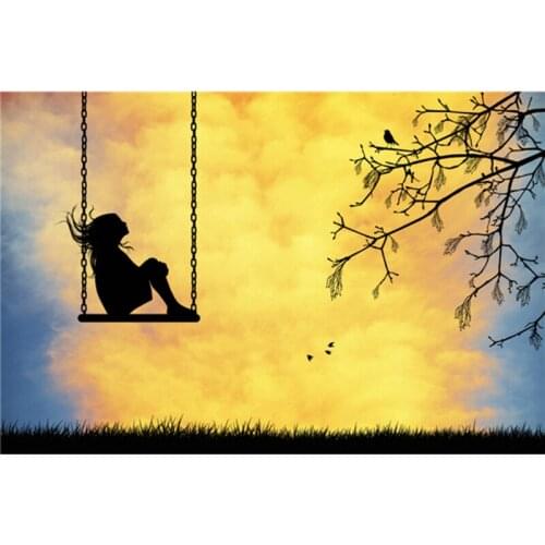 3D Resin Diamond Painting Diamond embroidery Square Diamond Mosaic Craft Cross Stitch DIY Needlework Dream girl & swing A6861R