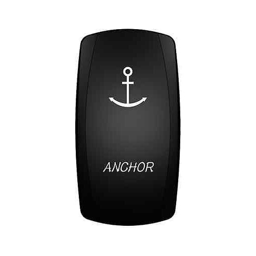 Car marine switch 4-pin ON/OFF/ON SPDT Rocker Switch ANCHOR LIGHTS SYMBOL