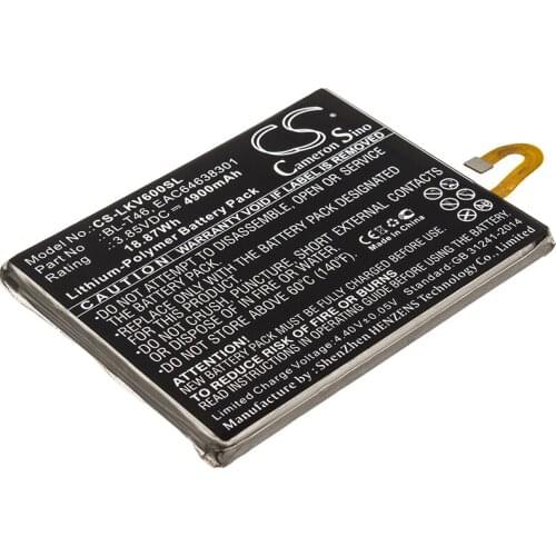 CS 4900mAh/18.87Wh battery for LG LMV600AM,LMV600QM,LMV600TM2X,LMV600TML,LMV600VM,LMV605N,V60,V60 ThinQ,V600QM5