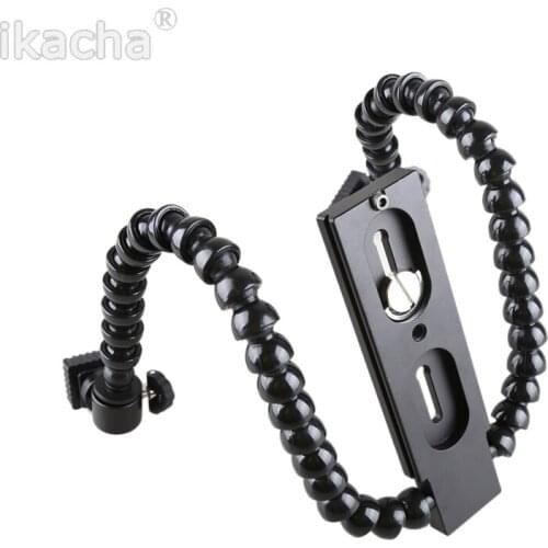 Macro Shot Dual Arm Bracket Hotshoe Mount Octopus Flash Holder with Ball head for Speedlite DSLR Camera Tripod Plate