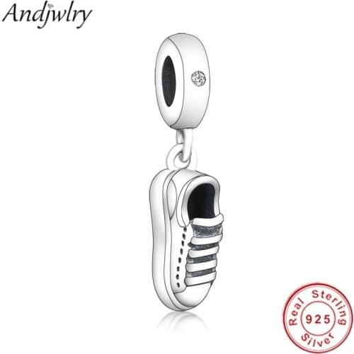 Fit Pandora Charms Bracelet 925 Sterling Silver Original Sports Shoes Dangle Charm Pendant DIY Jewelry Berloque