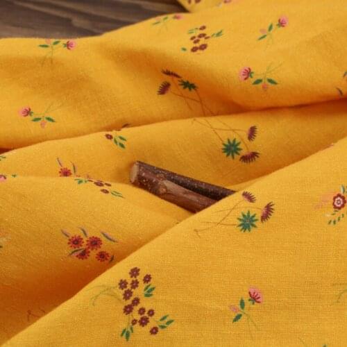 High-density linen fabric,Original style ginger printing cloth,sewing accessories